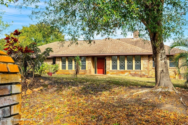 view of ranch-style home