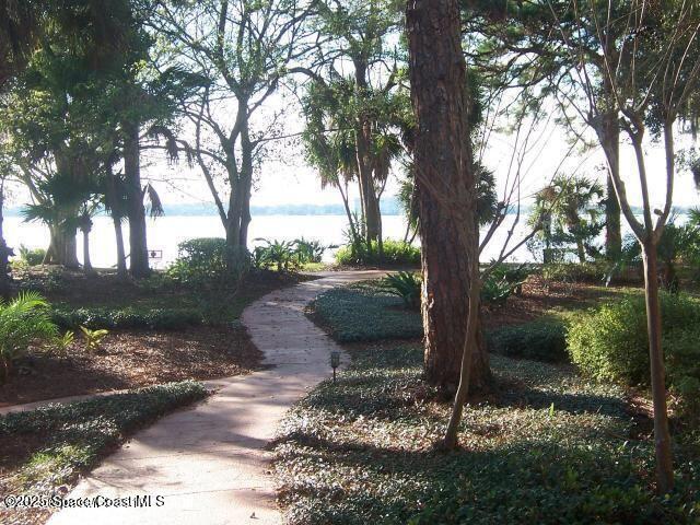 view of road featuring a water view