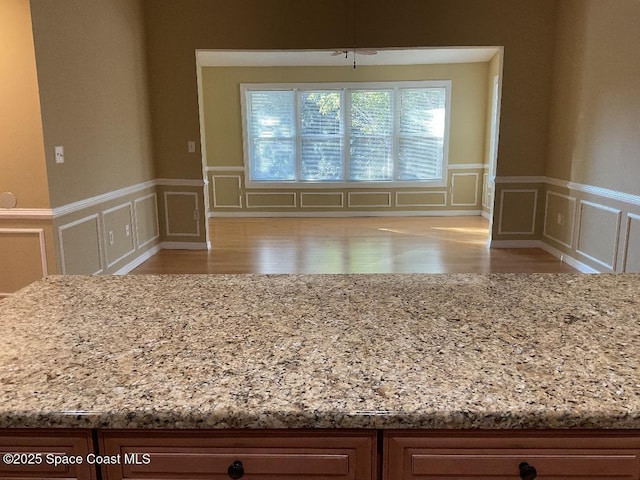 view of unfurnished dining area