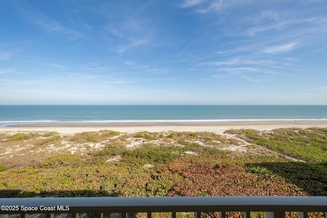 water view with a beach view