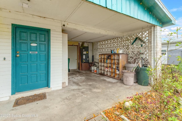 view of entrance to property