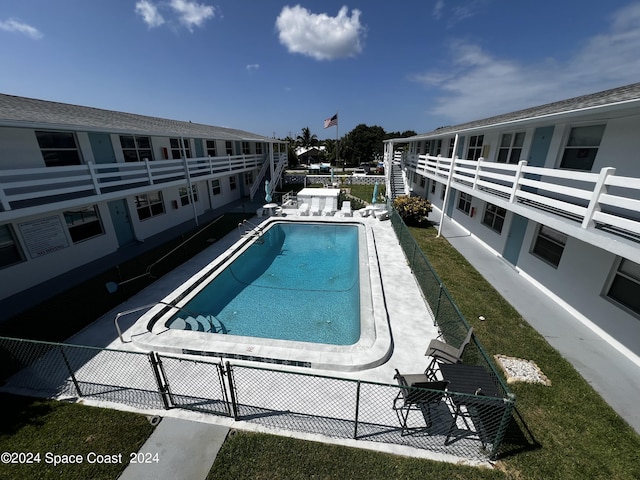 view of pool