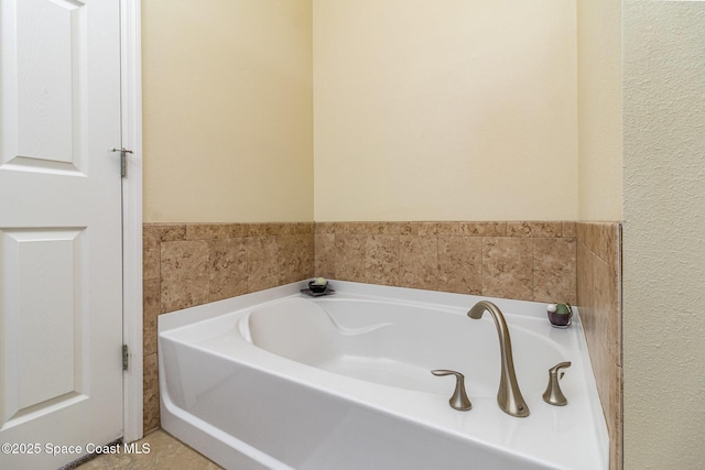 bathroom with a bathtub