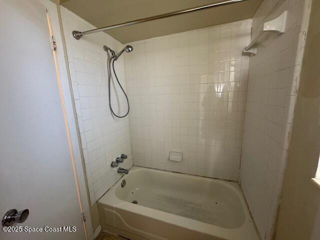 full bath featuring shower / bathtub combination