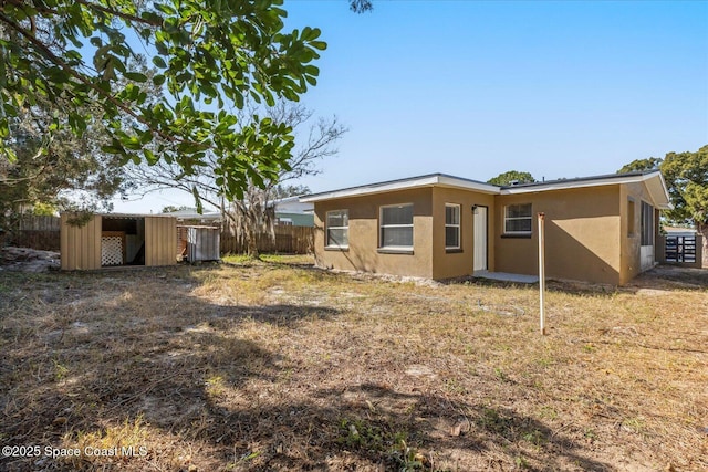 view of rear view of property