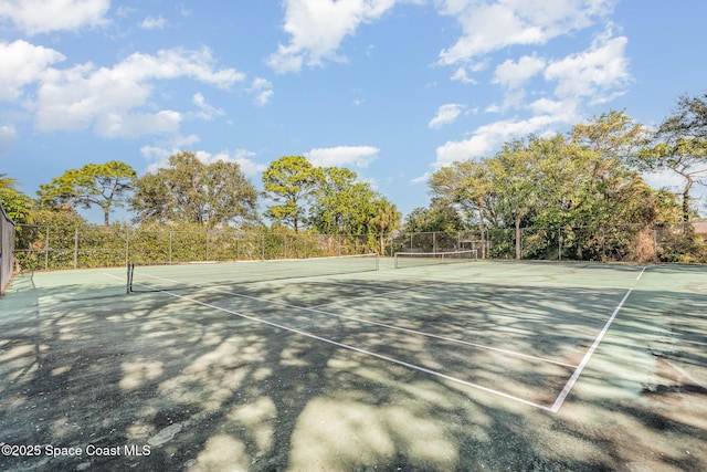 view of sport court