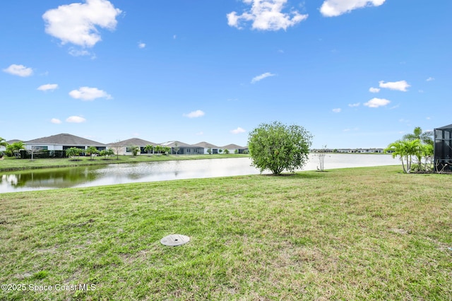 property view of water