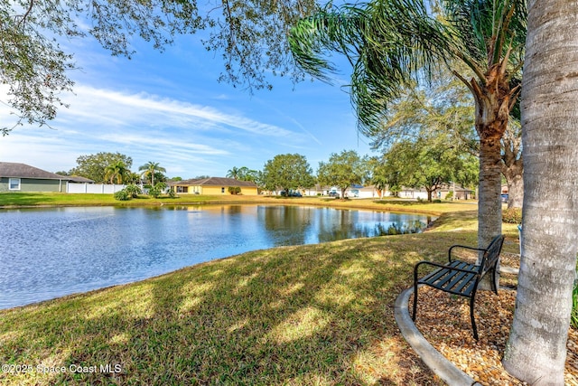 property view of water