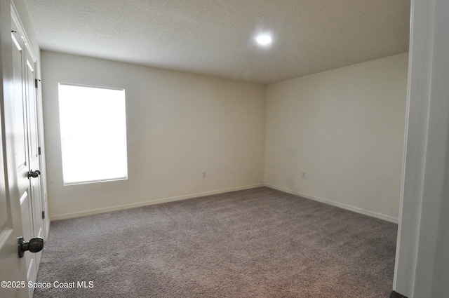 carpeted empty room featuring a wealth of natural light