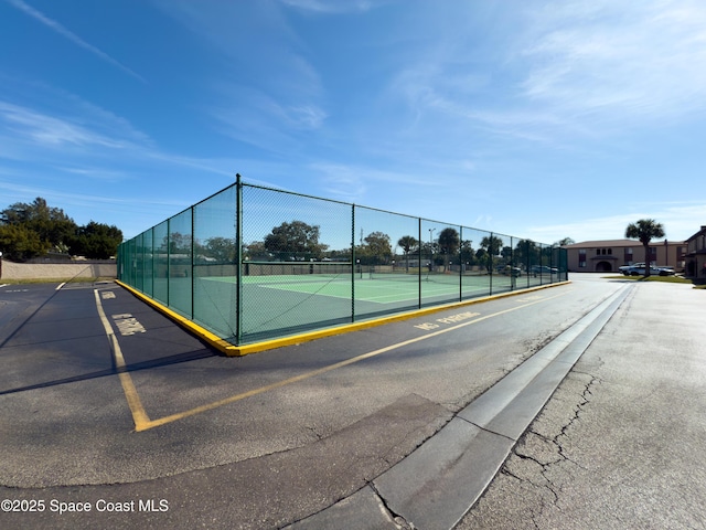 view of sport court