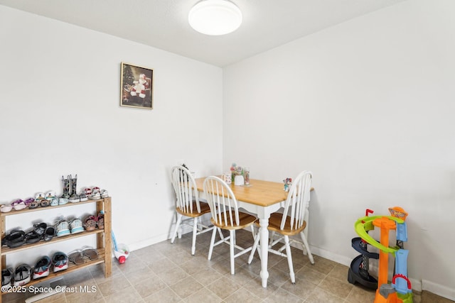 view of dining room