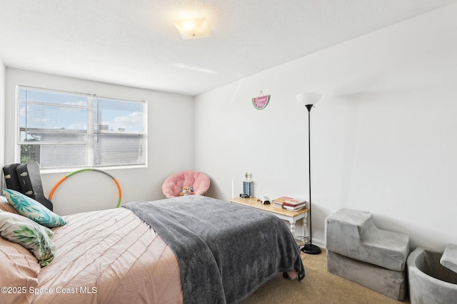 bedroom featuring carpet floors