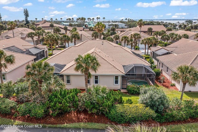 birds eye view of property featuring a residential view