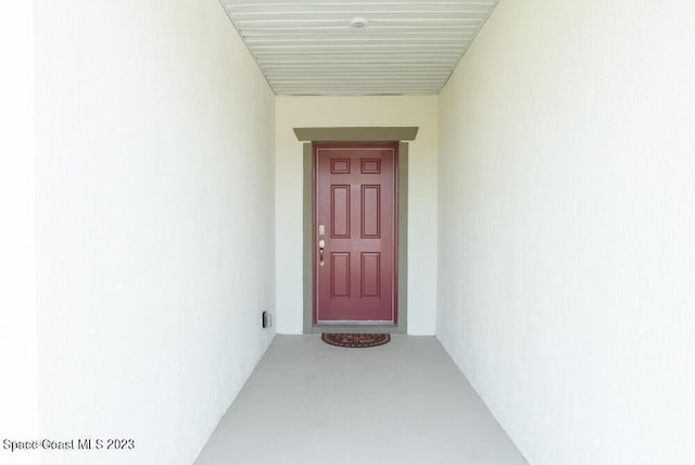 view of entrance to property