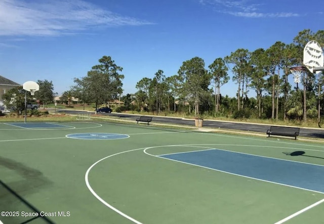 view of sport court