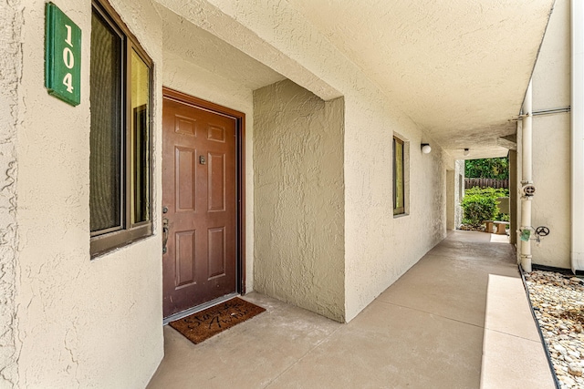 view of entrance to property