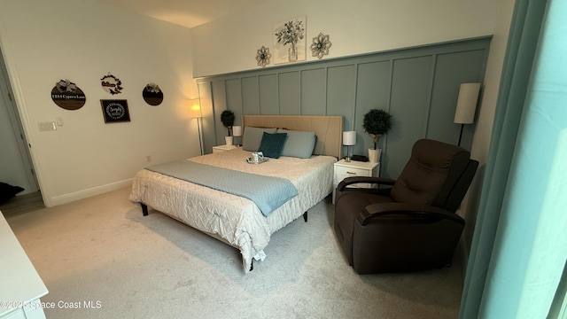 bedroom featuring carpet flooring