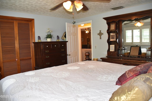423 Longfellow Blvd, Lakeland, FL 33803 - bedroom featuring a ceiling fan and a closet