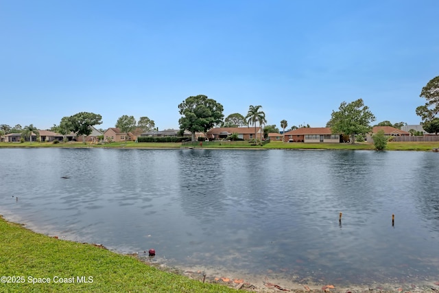 property view of water