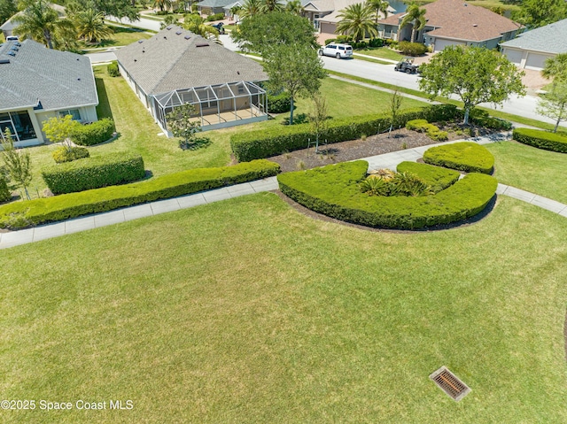 7105 Mendell Way, Melbourne, FL 32940 - bird's eye view featuring a residential view