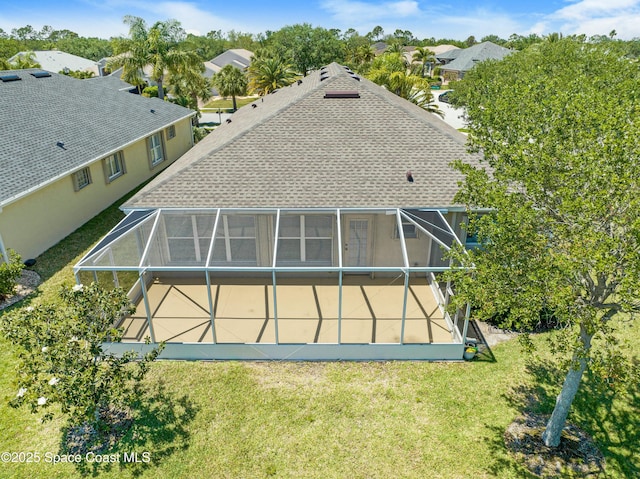7105 Mendell Way, Melbourne, FL 32940 - drone / aerial view with a residential view