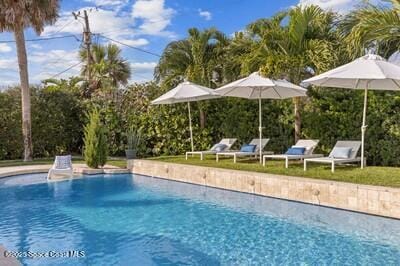 view of swimming pool