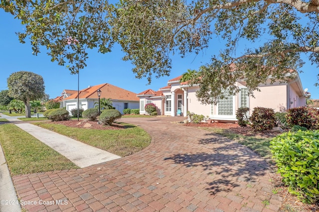 view of mediterranean / spanish house