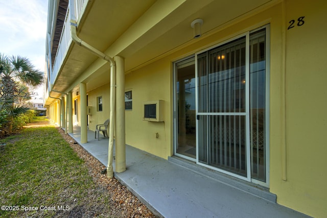 exterior space with a patio area