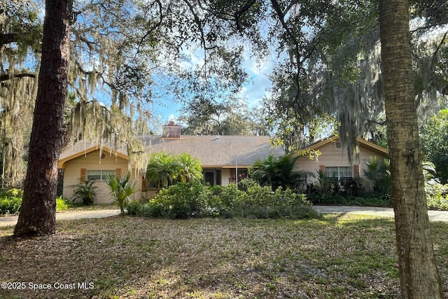 view of ranch-style home