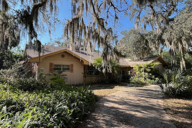 view of ranch-style house