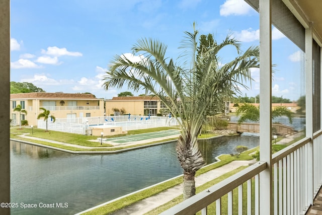 property view of water