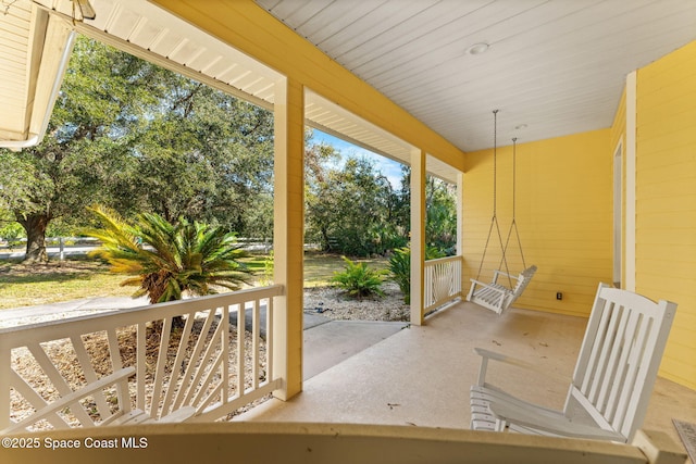 view of patio / terrace featuring a porch