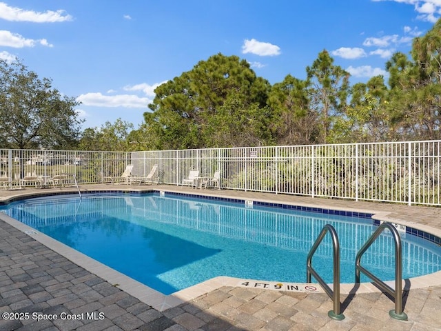 view of pool