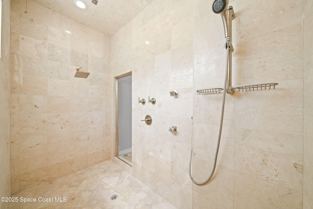 1855 Plantation Cir SE, Palm Bay, FL 32909 - bathroom with tiled shower