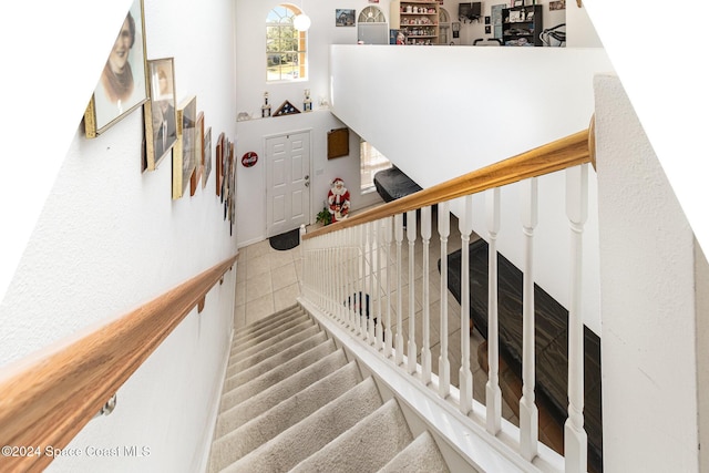 view of staircase