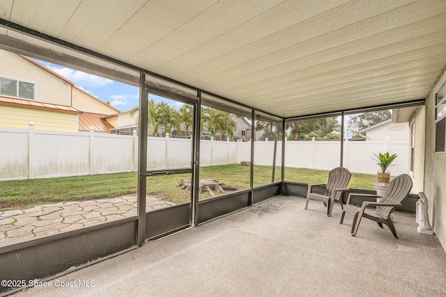 sunroom featuring plenty of natural light