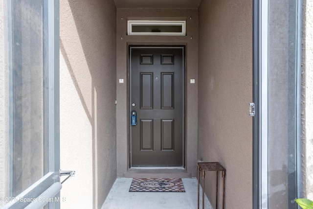 view of entrance to property