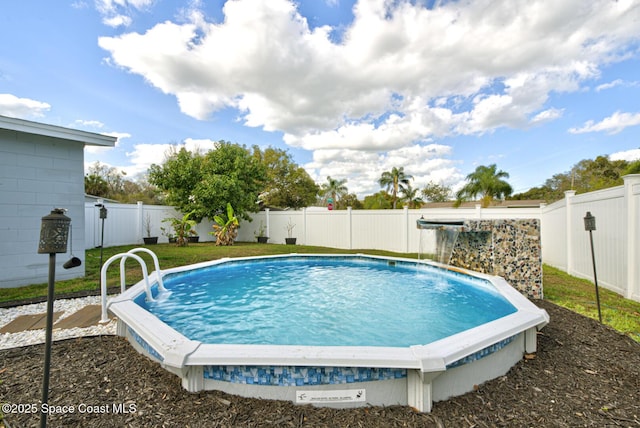 view of pool