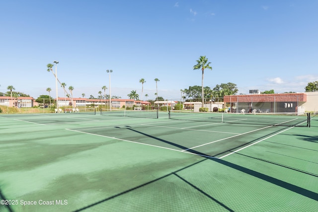 view of sport court