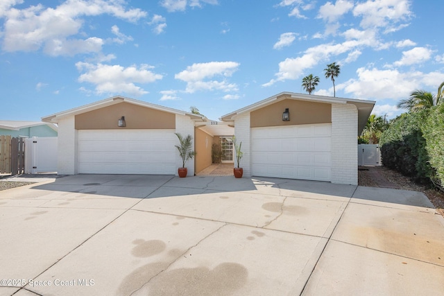 ranch-style house with a garage