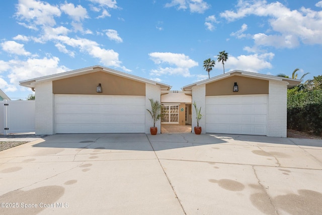 ranch-style house with a garage