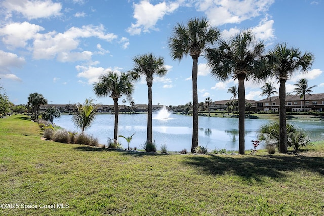 property view of water