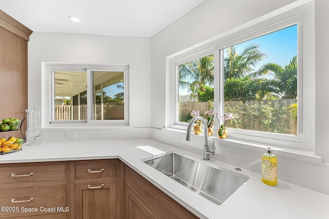 kitchen with sink