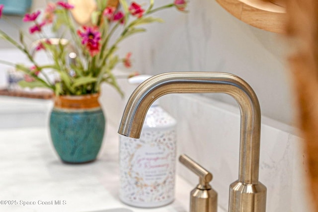 interior details with sink