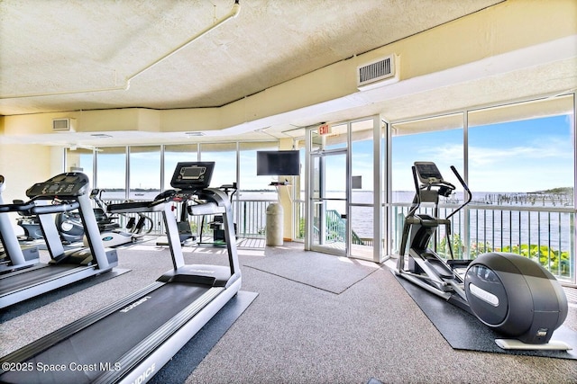 view of workout area