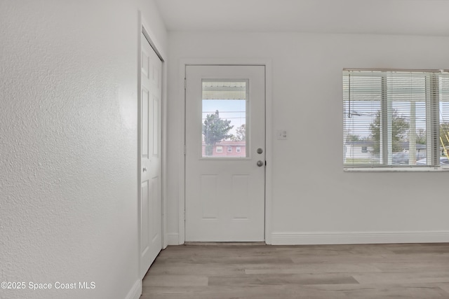 282 Hollywood Blvd, Melbourne, FL 32904 - doorway featuring a wealth of natural light and light hardwood / wood-style floors