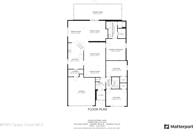 1235 White Oak Cir, Melbourne, FL 32934 - plan