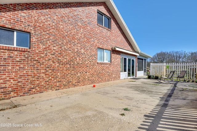 exterior space with a patio area