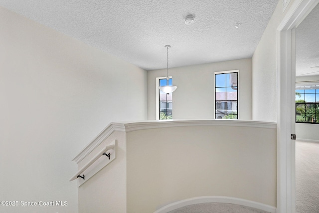 1425 Lara Cir Unit 103, Rockledge, FL 32955 - staircase with a textured ceiling and carpet flooring