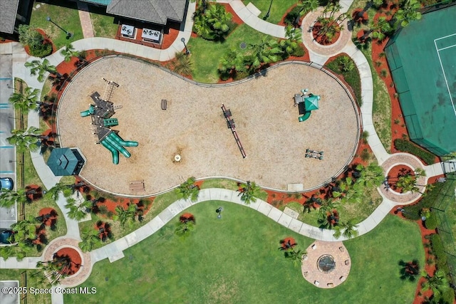 drone / aerial view